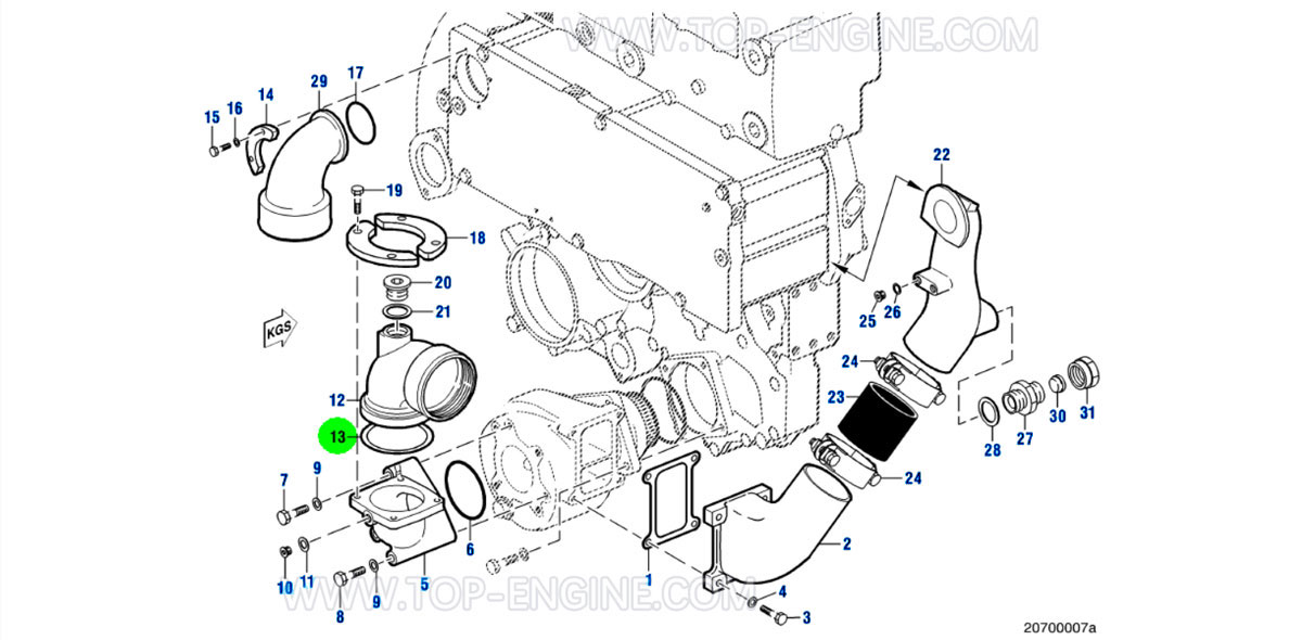 5552032780 - MTU GASKET