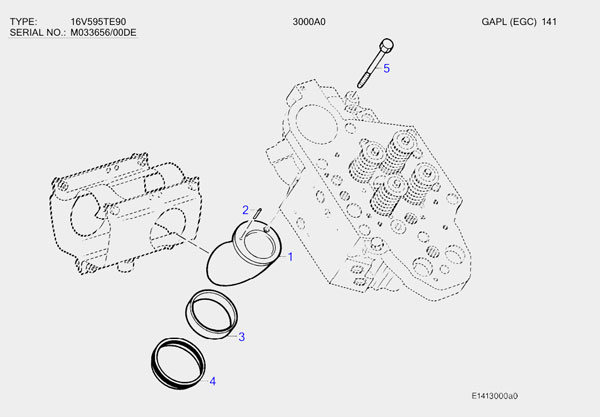 MTU 595 Sealing Ring ( 5761420057 )